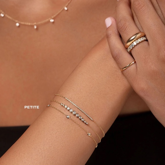 Diamond Bezel Station Bracelet - Picture 3 of 3